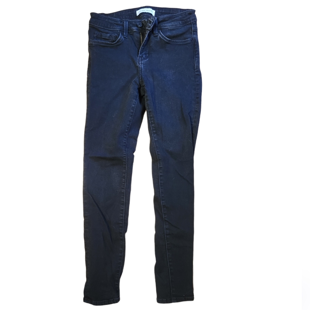 Flying Monkey Black Denim Jean Jeggings Size 25 24" Inseam